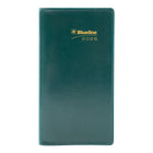 Blueline 2026 18-Month Monthly Pocket Planner - 6-1/2" x 3-1/2" - Assorted Colours - Bilingual-50% post-consumer recycled paper