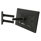 Mount-It (MI-2041L) Articulating TV Wall Mount-Heavy duty aluminum steel alloys. Easy single stud installation