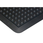 Edgewood Bubble Mat Light Duty Domed Anti-Fatigue Mat - 3' W x 4' L x 5/8" D - Black-Domed bubble top face style