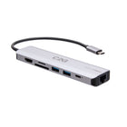 C2G USB-C to HDMI Mini Docking Station - Grey-Supports Gigabit Ethernet (10M/100M/1000M)