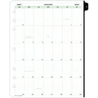 Day-Timer 2027 Daily Planner Refill Folio Size - 11" x 8-1/2" - English-12 months tabbed: January 2027 - December 2027