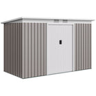 Outsunny 9' x 4' Outdoor Storage Shed-Spacious design for storing outdoor tools, equipment, and gardening gear
