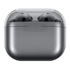 Samsung Galaxy Buds3 Pro - Silver-Galaxy AI adjusts sound to your fit. Delve into your personal soundscape with Galaxy AI-assisted Adaptive EQ/Adaptive ANC. Based on individual ear shape and wearing habits, our AI-boosted algorithm analyzes sound detected through the inner and outer mics in real-time. Then, Galaxy AI optimizes your listening experience by adjusting the sound to conform to your fit with pinpoint precision