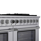 Kucht 60" KXP Series Dual Fuel Range Propane Gas - Stainless Steel-Sealed burners make easy to keep your range clean