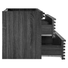 Modway Render 36" Wall-Mount Bathroom Vanity Cabinet - Charcoal-8