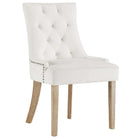 Modway Pose Performance Velvet Dining Chair - Ivory - 4 Pack-Performance Velvet Upholstery