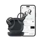 Shokz OpenFit 2+ Open-Ear Headphones with Soft Ear Hooks - Black-4.17" L x 4.13" W x 2.01" H