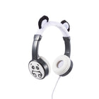 Planet Buddies Kids Furry Wired Headphones - Black/White (Panda)-Comfortable Design: Lightweight, adjustable and foldable, with super-soft ear cushions and headband. More than just kids toys, our headphones come in a range of characters to educate children on endangered species and environmental issues