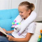 Bouncyband Sensory Vibrating Neck Pillow - Unicorn-THERAPEUTIC FOR SENSORY ISSUES: Beneficial for everyone including those with ADHD, autism and sensory processing disorder