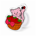 Orbit Strawberry Shortcake Secure Grip Phone Grip-Cable Organizer: Wrap USB cables or headphones around for easy storage