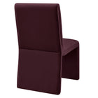 Modway Emory Upholstered Performance Velvet Dining Side Chair - Mulberry-7