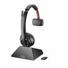 HP Poly Savi 8210 USB-A Headset-Connects to PC/Mac via D400 USB adapter