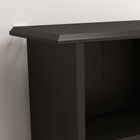 HOMCOM 9-Tier Slim DVD Media Storage Cabinet with Adjustable Shelves - Black-Strong particleboard frame with a melamine surface for easy cleaning 