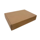 Reliabag Self Seal Corrugated Literature Mailer Boxes - 15.125" L x 11.125" W x 3" H - Kraft - 40 Pack-Self sealing, corrugated kraft