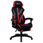 Vinsetto Mesh Task Recliner Office Chair with Lumbar Support - Red-Ergonomic line design with thick sponge padding provides extra comfort