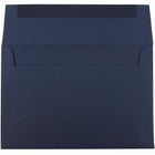 JAM Paper A8 Invitation Envelopes - 5.5 x 8.125 - Navy Blue - 25 Pack-Envelope Features: Straight flap gum closure, high quality smooth paper finish