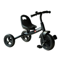 Qaba Kids Sturdy Tricycle - Black-Baby tricycle ideal both for indoor and outdoor use 