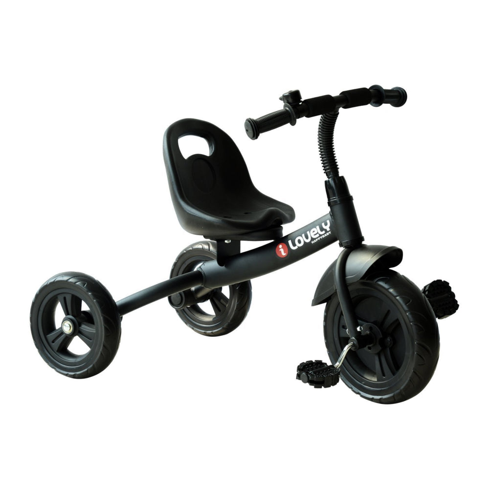 Qaba Kids Sturdy Tricycle - Black | staples.ca