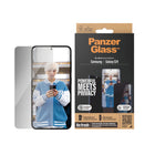 PanzerGlass Privacy Screen Protector for Samsung Galaxy S24 - Black-Confidentiality privacy filter renders the display almost invisible