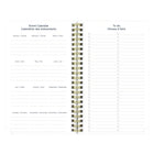 Blueline 13 Months Weekly/Monthly Academic Planner - July to July - 8" H x 5" W - Blossom Design - Bilingual-Holidays