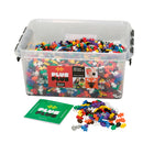 Plus-Plus School Set - Basic Colours - 3600 Piece Set-Create colorful flat mosaics or work in 3-D to make more intricate builds. Mix and match any Plus-Plus set to bring more ideas to life!