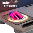 ShoppingAll Lap Desk - Grey-Built-in mouse pad is added so you can work as efficiently as possible anywhere you are. The track pad has a smooth surface for ease of use with any mouse