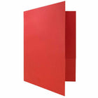 JAM Paper Two-Pocket Textured Linen Business Folders - Red - 6 Pack-Size: 9 x 12 inches