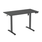 ShoppingAll Height Adjustable Electric Standing Desk with Splice 48 x 24 Inch Tabletop Board - Black-Single electric motor offers smooth height adjustments, built-in gyroscope module provides safe and stable motion for 72cm-118cm / 28.3”-46.5” (+ 2.54cm/1inch tabletop thickness) height adjustment.