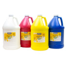 Handy Art Little Masters Tempera Paint - 4 Gallon Kit - White, Yellow, Red, Blue-Fine quality and economical choice for the younger artist