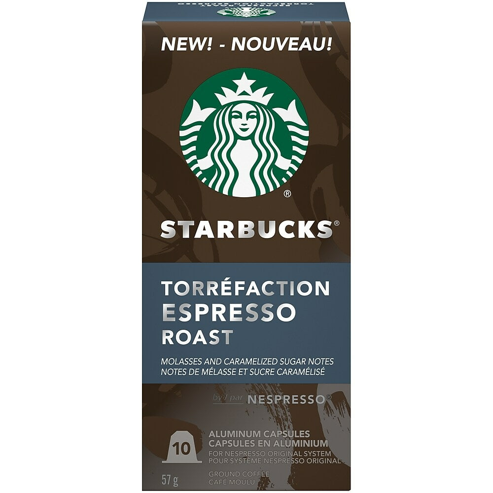 Starbucks Nespresso Original System Espresso Capsules - 10 Pack