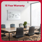 TRU RED Ergonomic Curved Magnetic Glass Dry-Erase Whiteboard - 48" x 36"-Weight 38.6 lbs.