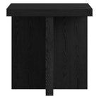 Hudson&Canal Elna 22"W Square Side Table - Black Grain-Table is made of high-quality and durable MDF materials