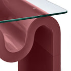 Modway Ondine Glass Top Side Table - Spiced Apple-8