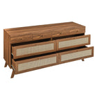 Modway Soma 8-Drawer Dresser - Walnut-Assembly Required