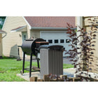 Suncast Trash Hideaway - Peppercorn-Interior Size: 13.25 in. W x 12.75 in. D x 32 in. H.