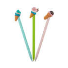 Merangue Ice Cream Topper Pen - 1.0mm - Black-Ballpoint pen with PVC ice cream topper