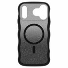 Kate Spade Wavy Compatible with MagSafe Case for iPhone 17 Pro Max - Nightfall-A Unique Wavy Design With A Black Glitter Ombré