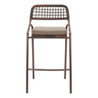 Zuo Rio Barstool - Brown - Set of 2-Removable and washable cushion cover