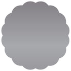 JAM Paper Standard Label Rolls - Scallop Shaped - 1 5/8 x 1 5/8 - Silver Matte Foil - 125 Labels/Roll-Size: Scalloped ( 1 5/8 x 1 5/8 Inches ) | Printer friendly DIY Promational Stickers are easy to create and customize.