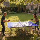 Soozier Full Size Ping Pong Table Set-Levelers on feet for a level top and prevent scratches