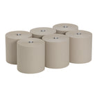 Georgia Pacific Hardwound Softpull Embossed Paper Towel Roll, 7.87 x 1000 Ft, 1-Ply - Brown - 6 Pack-Package: 6/case