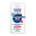 Zytec Germ Buster Sanitizer Wipes Extra Strength 80% Pro - 12 Packs Of 100 Sheets-Contains 80% Ethyl Alcohol