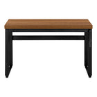 Monarch Specialties 7675 48" Computer Desk - Walnut/Adj.Height/ Black Metal-Assembly required: Illustrated instructions and all hardware are provided for convenience (additional tools may be needed)