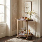 Zuo Stela Bar Cart - Walnut-Assembly required