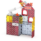 Magna-Tiles Fire Station 50-Piece Magnetic Construction Set-Safety Guaranteed: All MAGNA-TILES pieces are built to withstand countless hours of playtime. Our signature lattice prevents cracking, while fastening rivets keep magnets safe and secure