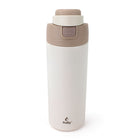 Sully Double Wall Stainless Steel Vacuum Flask - 25 oz - Taupe-Features a push-button dual lid for sipping or chugging