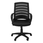 Monarch Specialties 7224 Multi-Position Office Chair - Black/Black Mesh-Ergonomically designed, curved backrest provides superior support and deep, extra-wide seat that is generously padded delivers outstanding comfort