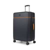 Bugatti Cannes 27" Hardside Spinner Check-in Luggage - Black-Made of lightweight and resistant ABS/PC with Pu trims