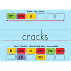 Ashley Productions Smart Poly Touch-Stik Phonics Tiles & Mat - Blending Board Set - 100 Tiles-These vibrant, reusable, re-stickable, thick tiles stickers adhere to Smart Poly surfaces, making them perfect for at-home or on-the-go learning. Watch as your student or child engages with these tactile, colourful phonics aids, fostering a love for language and literacy.