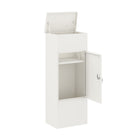 Ceha Canada Medium Parcel Drop Box - 16" W x 12" D x 41"  H - White-WEATHER-RESISTANT DESIGN: The top rain overhang and gasket seals make these delivery boxes highly resistant to harsh weather conditions, including rain, snow, and typhoons. Your packages remain protected, clean, and intact even in extreme weather